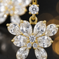 Floral Pear-Cut Earrings