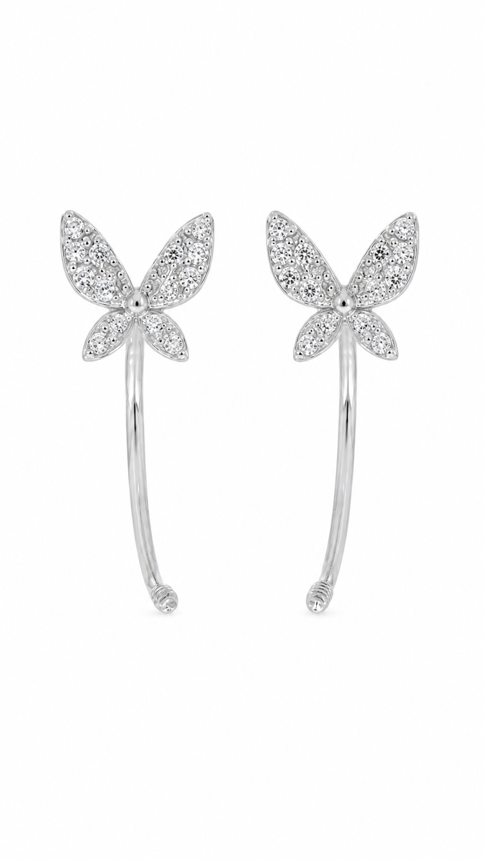 Butterfly Threader Earrings