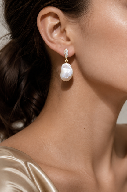 Baroque Pearl Earrings