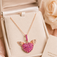 Angel Heart Pendant Necklace