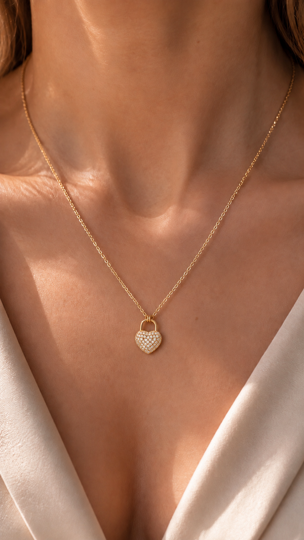 Heart Lock Necklace