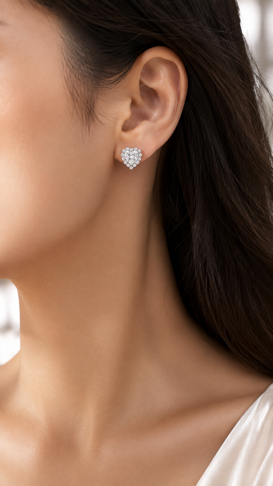 Heart-Shaped Earrings
