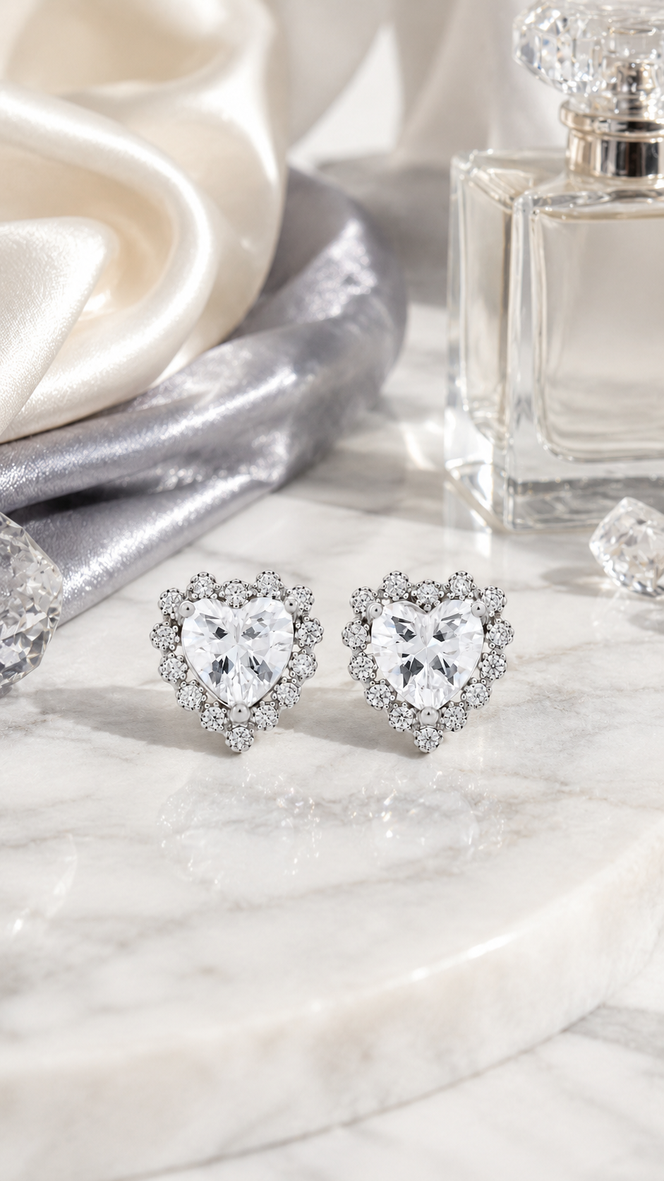 Heart-Shaped Earrings