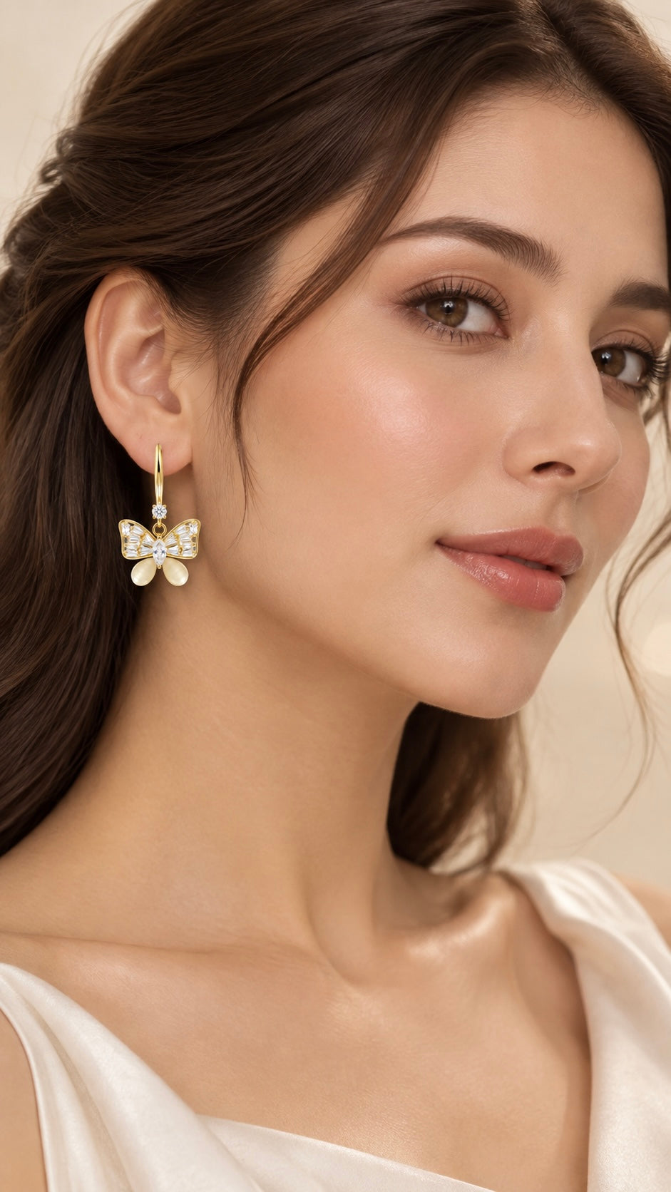 Butterfly Crystal Earring