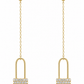 Padlock Chain Earrings