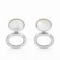 Pearl Oval Earrings
