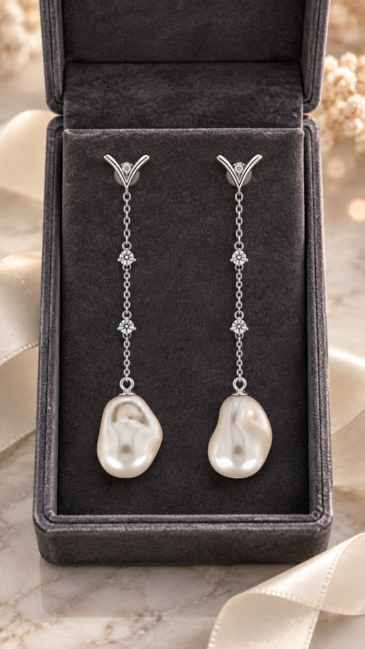 Baroque Pearl Earrings