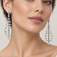 Geometric Tiered Drop Earrings