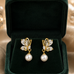Butterfly Pearl Earrings