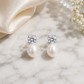 Round & Oval Pearl Earrings