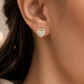 Heart Halo Earrings
