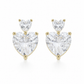 Double Heart Earrings
