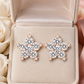 Floral Snowflake Earrings