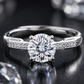 Round Solitaire Adjustable Ring