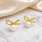 Bow Pearl Earrings