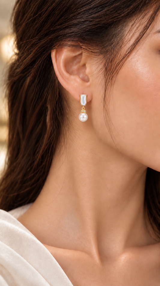 Pearl Drop Earrings