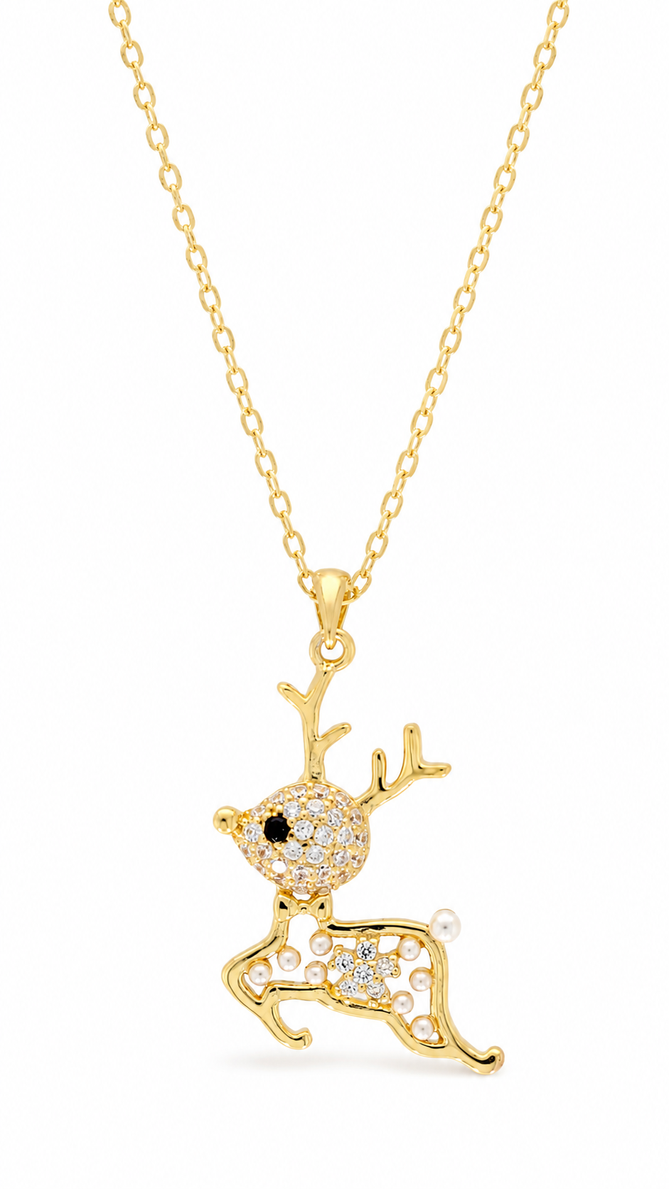 Luxury Deer Crystal Pendant