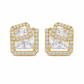 Geometric Square Earrings