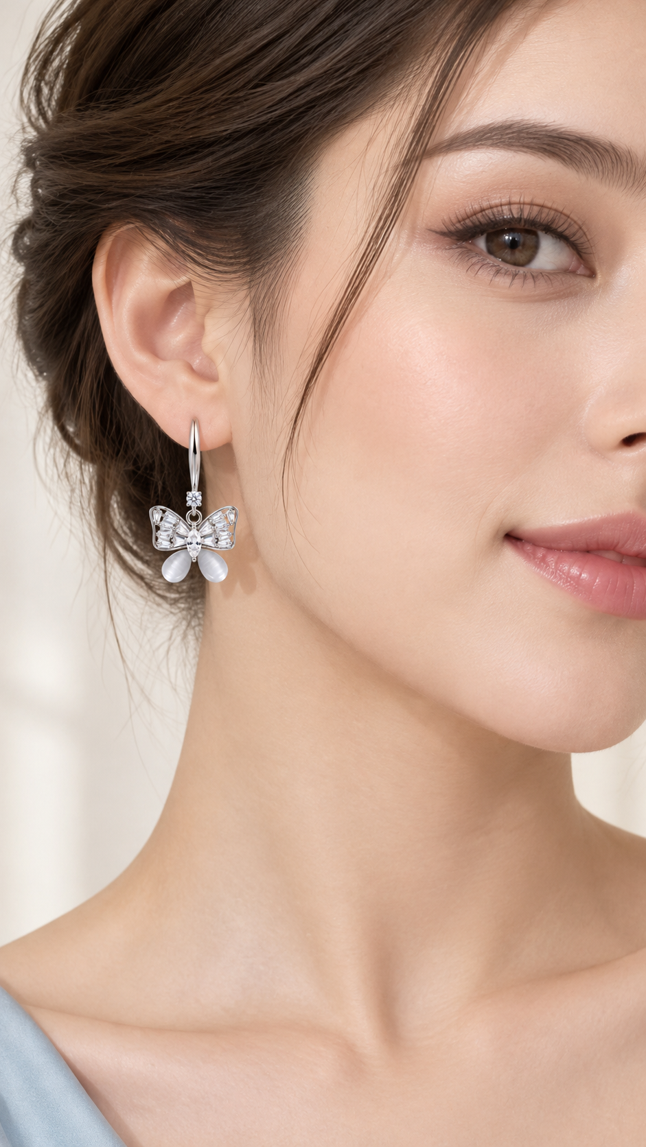 Butterfly Crystal Earring