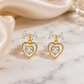Bow & Heart Earrings