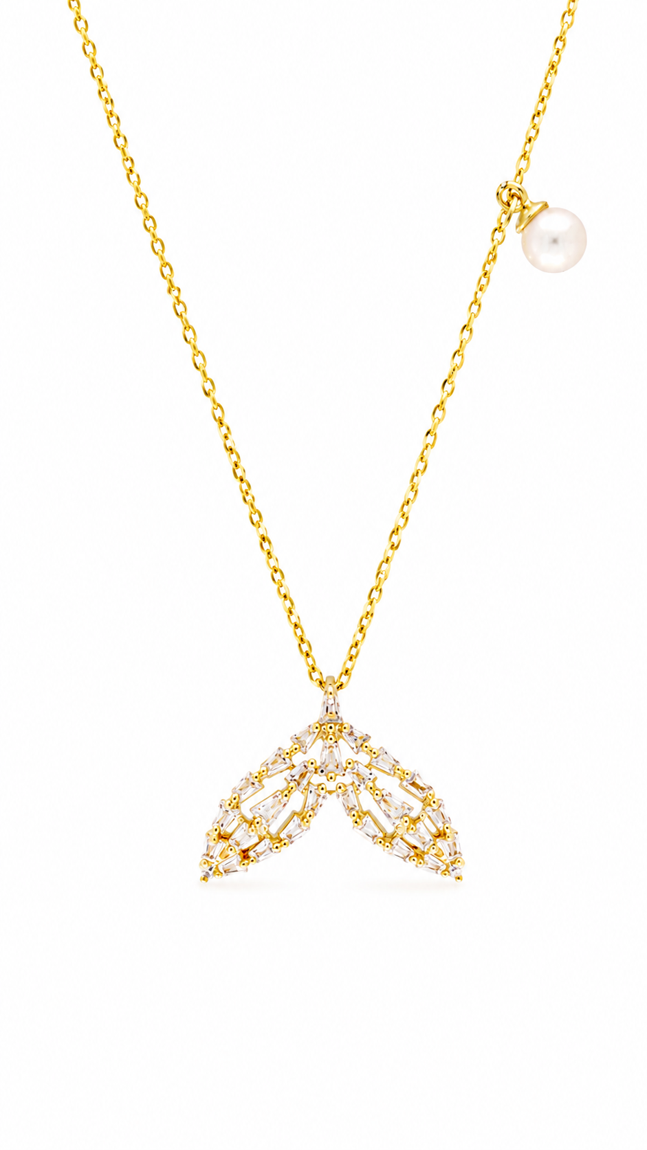 Butterfly Wing Crystal Necklace