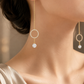Chain Circle Earrings