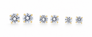 Bunny Pearl, Ball & Star Earrings - Aaryahi Silver jewellery product photo