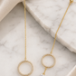 Chain Circle Earrings