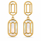 Gold-Tone Pearl Earrings
