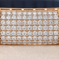 Lumière Lattice Pavé Bracelet in Deep Blue Enamel & Rose Gold