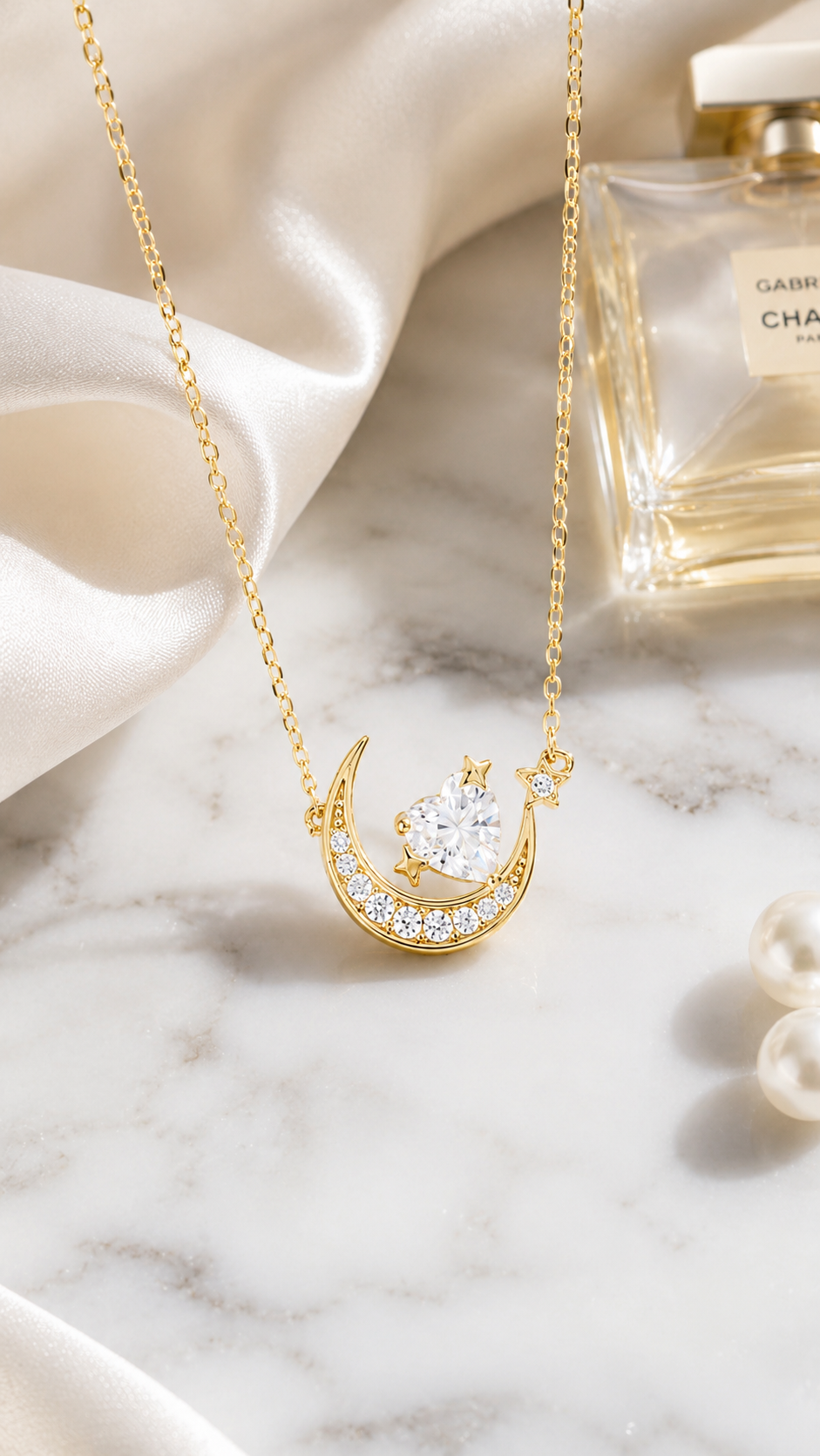 Elegant Moon Love Necklace