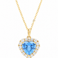 Luxury Blue Crystal Necklace