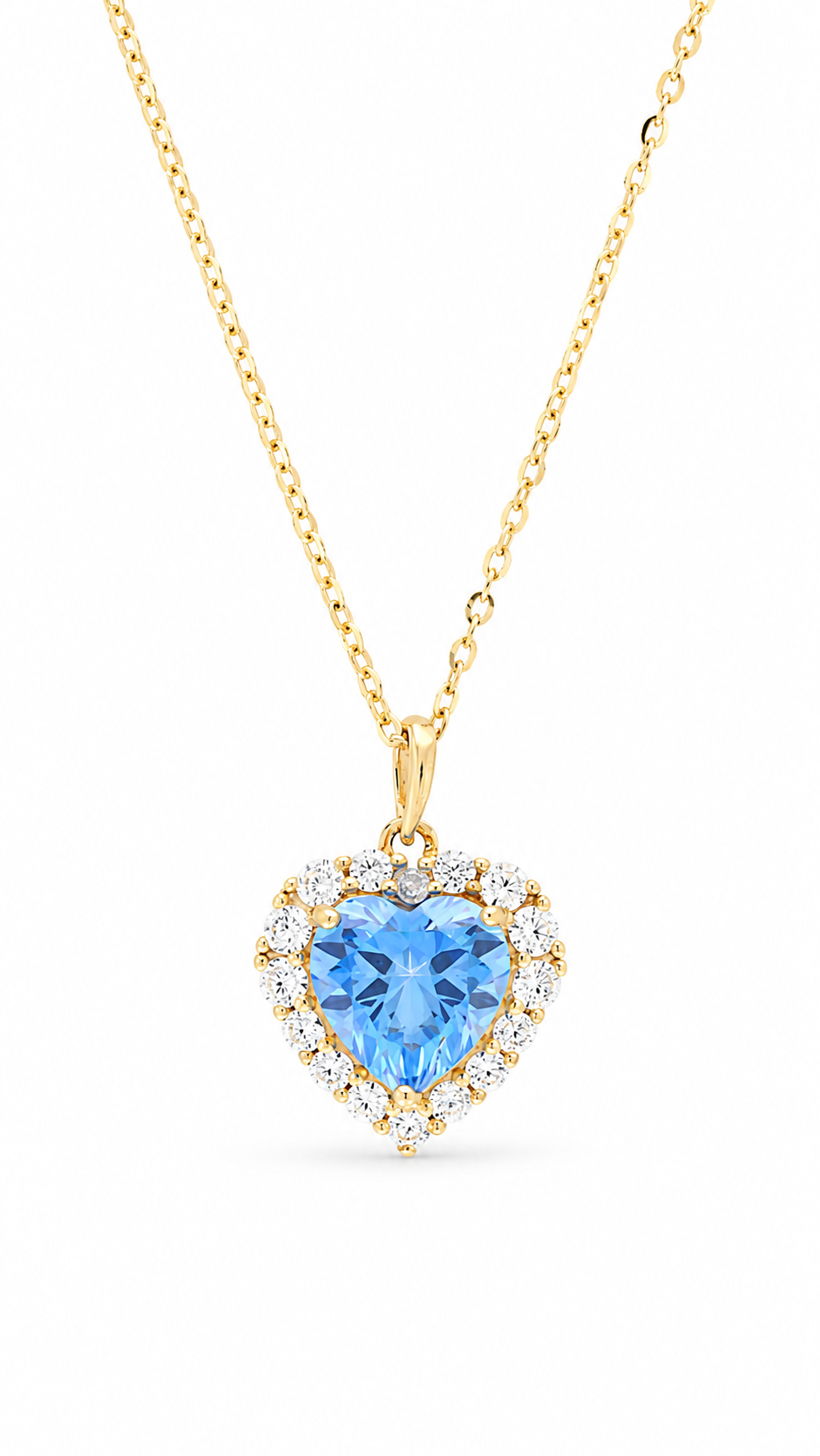 Luxury Blue Crystal Necklace