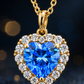 Luxury Blue Crystal Necklace