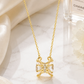 Elegant Bow Pendant Necklace