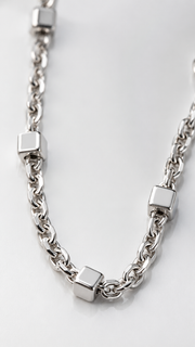 Minimalist Cube Bead Chain