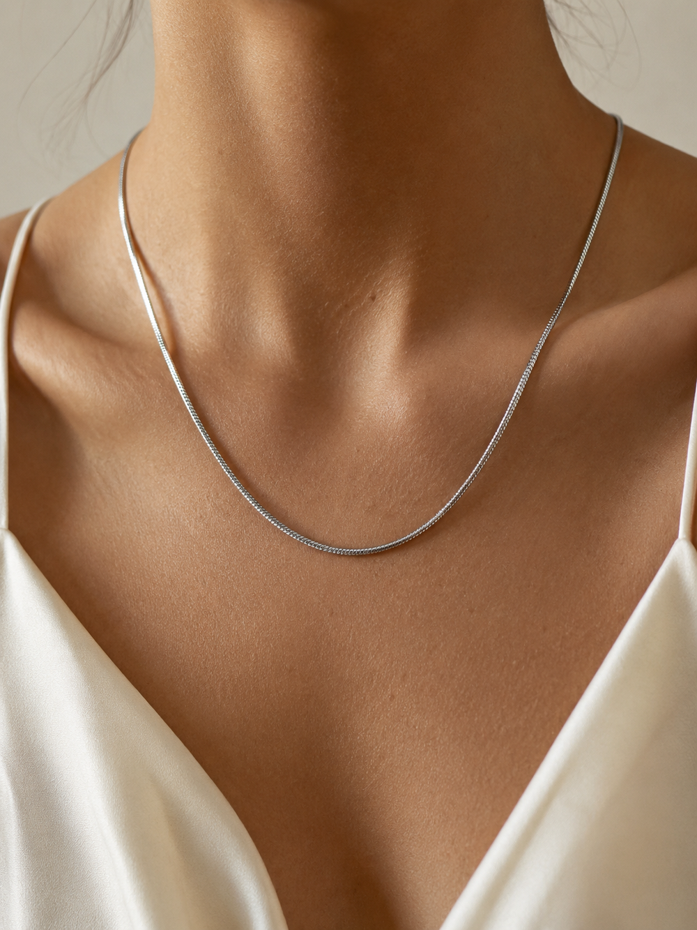Silver Classic Snake Chain