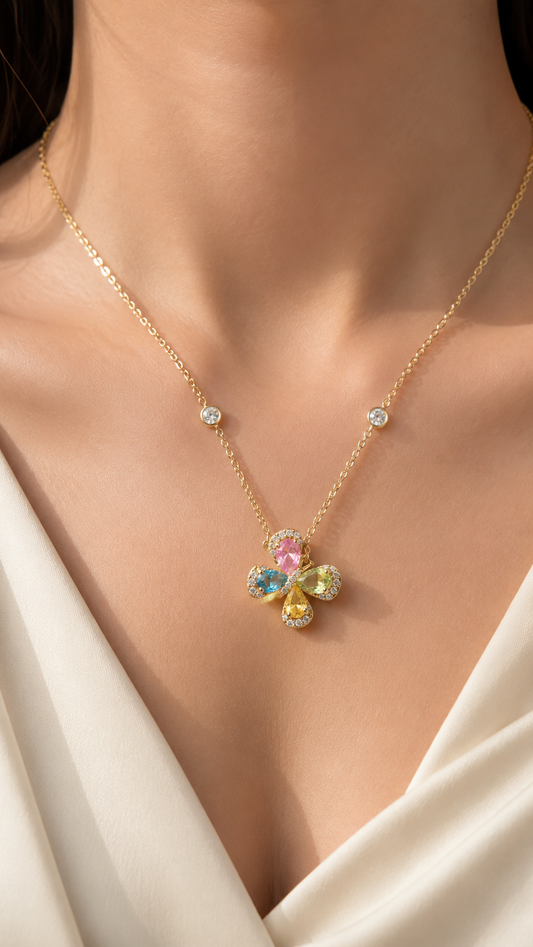 Pastel Butterfly Pendant