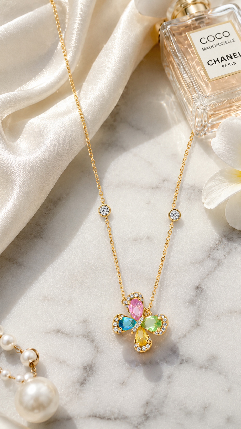 Pastel Butterfly Pendant