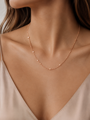 Minimalist Cube Bead Chain