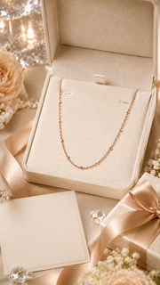 Minimalist Cube Bead Chain