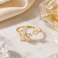 Flower Open Adjustable Ring