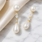 Pearl Marquise Earrings