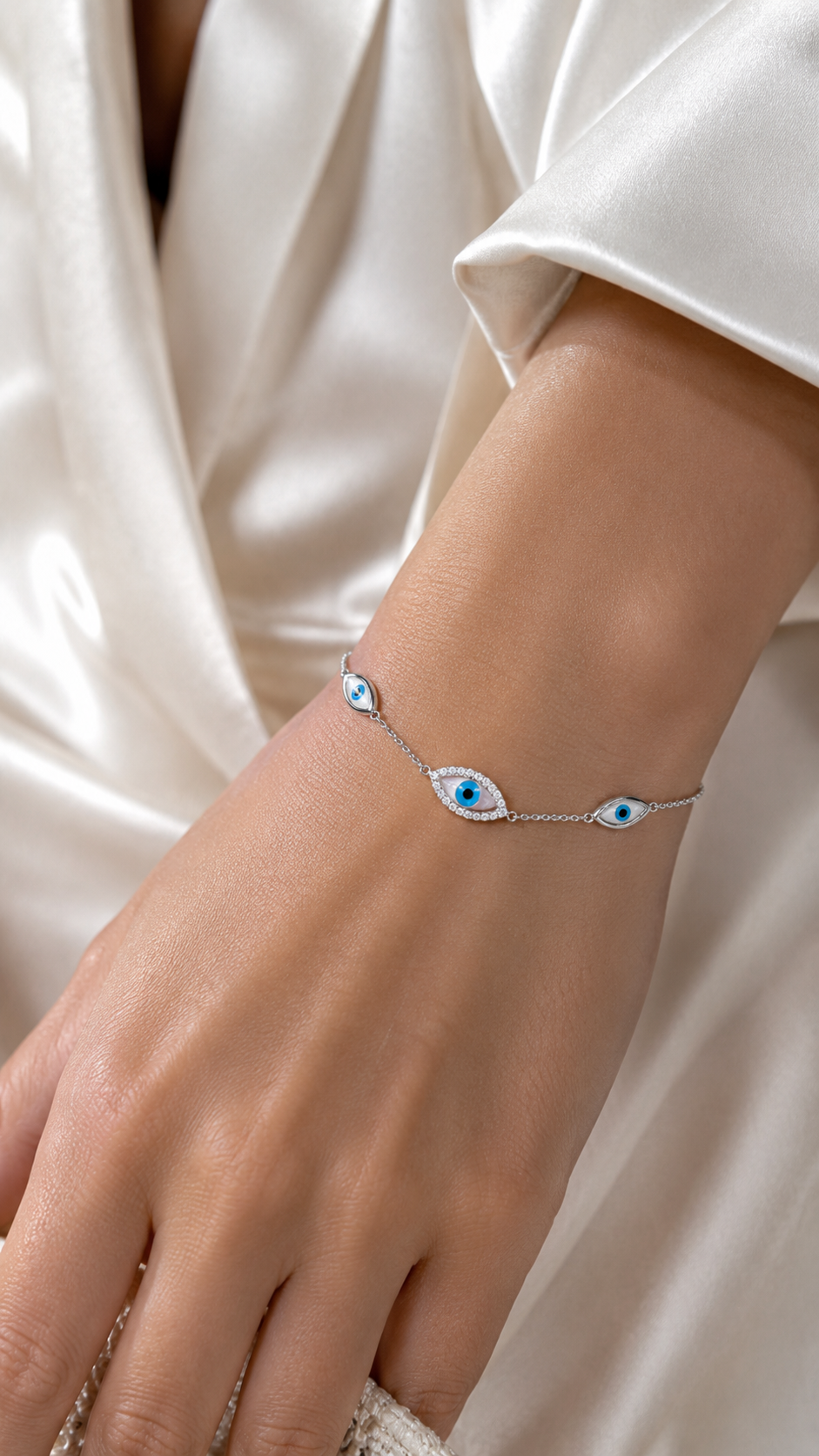 Triple Evil Eye Bracelet
