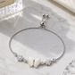 White Butterfly Adjustable Bracelet