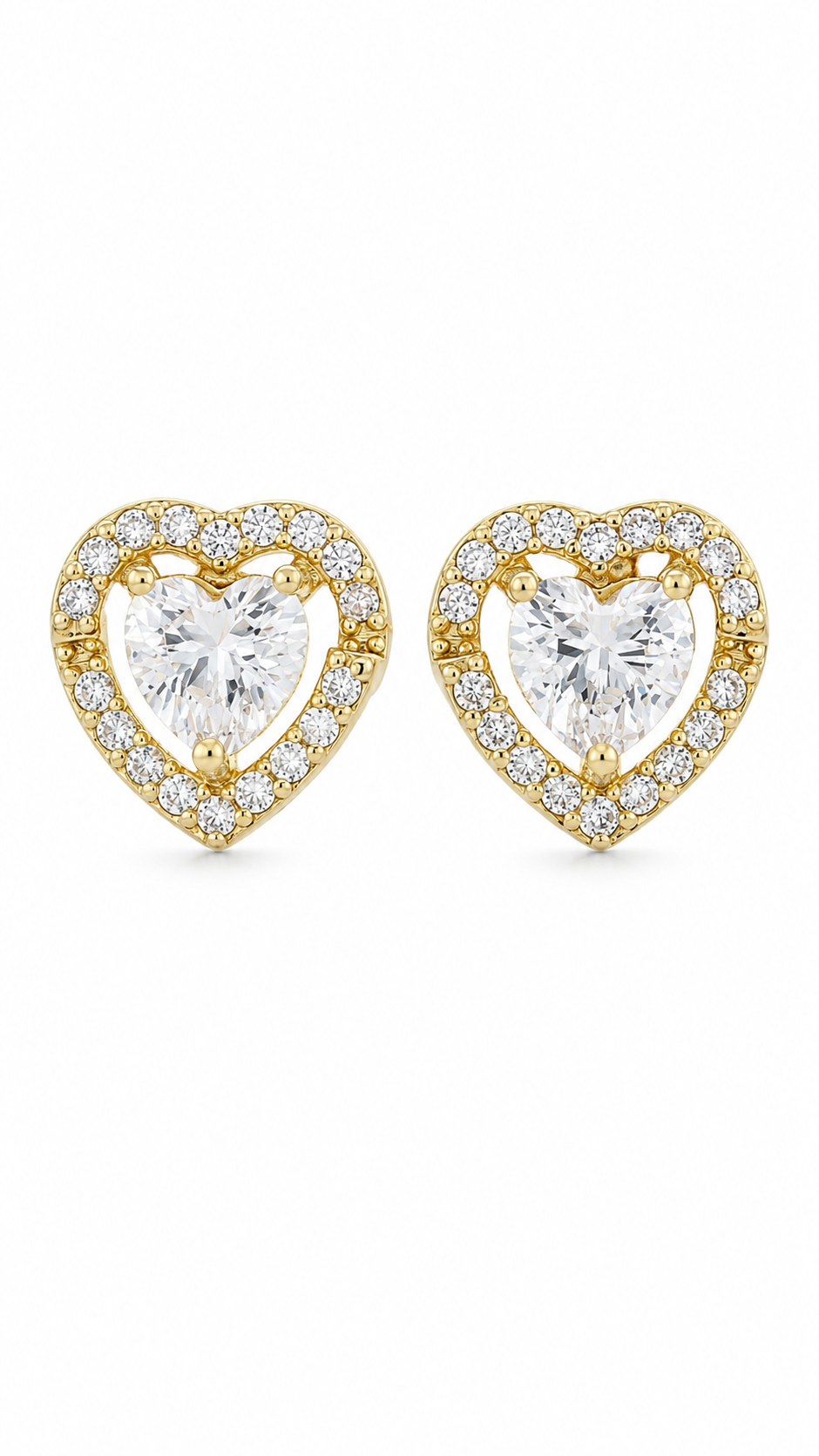 Heart Halo Earrings