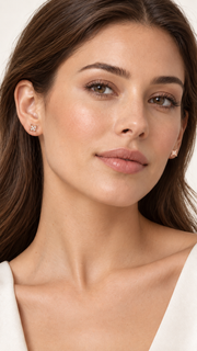 Geometric Star Earrings Set – 3 Pairs - Aaryahi Silver jewellery product photo