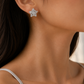 Silver-Tone Star Earrings