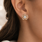 Open Petal Earrings