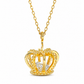 Royal Crown Pendant Necklace
